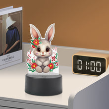 Load image into Gallery viewer, Acrylic Double Sided Diamond Painting LED Night Light for Adults (Rabbit)
