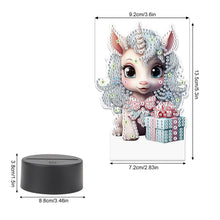 Load image into Gallery viewer, Acrylic Double Sided Diamond Painting LED Night Light for Adults (Unicorn)
