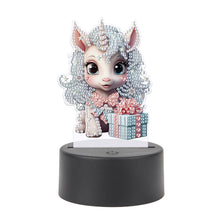 Load image into Gallery viewer, Acrylic Double Sided Diamond Painting LED Night Light for Adults (Unicorn)
