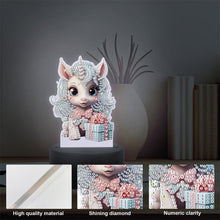 Load image into Gallery viewer, Acrylic Double Sided Diamond Painting LED Night Light for Adults (Unicorn)
