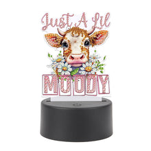 Load image into Gallery viewer, Acrylic Double Sided Diamond Painting LED Night Light for Adults Beginner(Cow)
