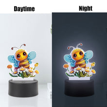 Load image into Gallery viewer, Acrylic Double Sided Diamond Painting LED Night Light for Adults Beginner (Bee)
