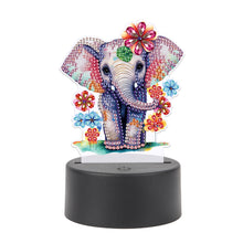 Load image into Gallery viewer, Acrylic Double Sided Diamond Painting LED Night Light for Adults(Elephant 1)
