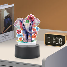 Load image into Gallery viewer, Acrylic Double Sided Diamond Painting LED Night Light for Adults(Elephant 1)
