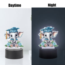 Load image into Gallery viewer, Acrylic Double Sided Diamond Painting LED Night Light for Adults (Elephant 2)
