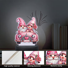 Load image into Gallery viewer, Acrylic Double Sided Diamond Painting LED Night Light for Adults Beginner(Gnome)
