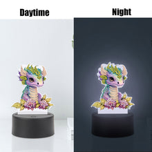 Load image into Gallery viewer, Acrylic Double Sided Diamond Painting LED Night Light for Adults Beginner(Dinosa
