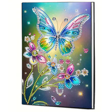 Load image into Gallery viewer, DIY Diamond Art Diary Book Journal Notebook 60 Pages A5 Diary(Dream Butterfly)
