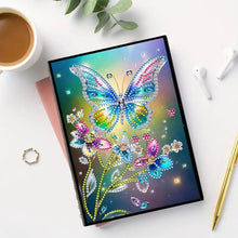 Load image into Gallery viewer, DIY Diamond Art Diary Book Journal Notebook 60 Pages A5 Diary(Dream Butterfly)
