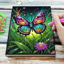 Load image into Gallery viewer, DIY Diamond Art Diary Book Journal Notebook 60 Pages A5 Diary(Garden Butterfly)
