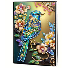 Load image into Gallery viewer, DIY Diamond Art Diary Book Journal Notebook 60 Pages A5 Diary(Flower Bird)
