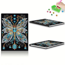 Load image into Gallery viewer, DIY Diamond Art Diary Book Journal Notebook 60 Pages A5 Diary(Gem Butterfly)
