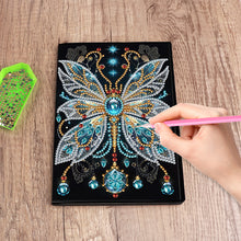 Load image into Gallery viewer, DIY Diamond Art Diary Book Journal Notebook 60 Pages A5 Diary(Gem Butterfly)
