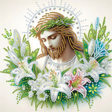 Load image into Gallery viewer, Diamond Painting - Partial Special Shaped - Jesus (30*30CM)
