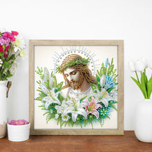 Load image into Gallery viewer, Diamond Painting - Partial Special Shaped - Jesus (30*30CM)
