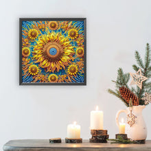 Load image into Gallery viewer, Diamond Painting - Partial Special Shaped - Sunflower flowers (30*30CM)
