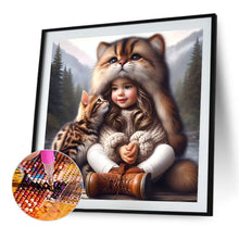 Load image into Gallery viewer, Diamond Painting - Full Round - Cute Child (40*40CM)
