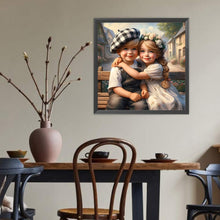 Load image into Gallery viewer, Diamond Painting - Full Round - Cute Child (40*40CM)
