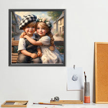 Load image into Gallery viewer, Diamond Painting - Full Round - Cute Child (40*40CM)
