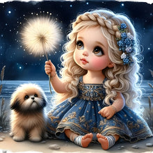 Load image into Gallery viewer, Diamond Painting - Full Round - Cute Child (40*40CM)
