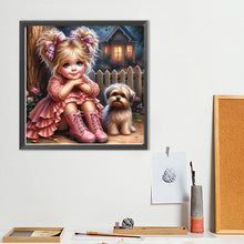 Load image into Gallery viewer, Diamond Painting - Full Round - Cute Child (40*40CM)
