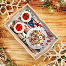 Load image into Gallery viewer, Wood Flag And Deer 5D Diamond Painting Tray Art Craft for Desk Coffee Table
