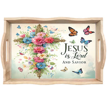 Load image into Gallery viewer, Wooden Jesus 5D DIY Diamond Painting Tray Art Craft for Desk Coffee Table
