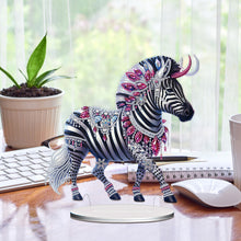 Load image into Gallery viewer, Acrylic Special Shape Animals Desktop Diamond Art Kits for Home Office Decor
