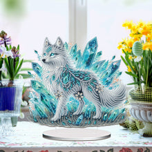 Load image into Gallery viewer, Acrylic Special Shape Animals Desktop Diamond Art Kits for Home Office Decor
