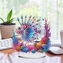 Load image into Gallery viewer, Acrylic Special Shape Animals Desktop Diamond Art Kits for Home Office Decor
