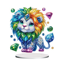 Load image into Gallery viewer, Acrylic Special Shape Animals Desktop Diamond Art Kits for Home Office Decor
