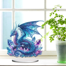 Load image into Gallery viewer, Acrylic Special Shape Animals Desktop Diamond Art Kits for Home Office Decor
