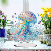 Load image into Gallery viewer, Acrylic Special Shape Animals Desktop Diamond Art Kits for Home Office Decor
