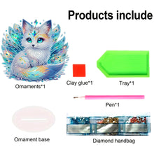 Load image into Gallery viewer, Acrylic Special Shape Animals Desktop Diamond Art Kits for Home Office Decor
