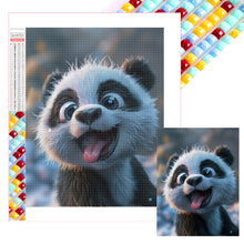 Load image into Gallery viewer, Diamond Painting - Full Square - Cute cartoon black and white pandas (30*40CM)
