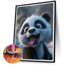 Load image into Gallery viewer, Diamond Painting - Full Square - Cute cartoon black and white pandas (30*40CM)
