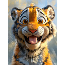 Load image into Gallery viewer, Diamond Painting - Full Square - Cute cartoon tigers (30*40CM)
