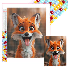 Load image into Gallery viewer, Diamond Painting - Full Square - Cute cartoon cunning foxes (30*40CM)
