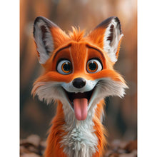 Load image into Gallery viewer, Diamond Painting - Full Square - Cute cartoon cunning foxes (30*40CM)
