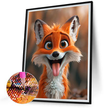 Load image into Gallery viewer, Diamond Painting - Full Square - Cute cartoon cunning foxes (30*40CM)
