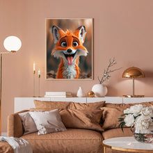 Load image into Gallery viewer, Diamond Painting - Full Square - Cute cartoon cunning foxes (30*40CM)
