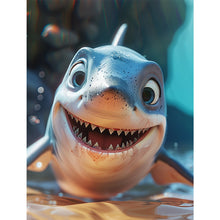 Load image into Gallery viewer, Diamond Painting - Full Square - Cute cartoon megalodon (30*40CM)
