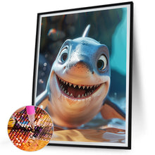 Load image into Gallery viewer, Diamond Painting - Full Square - Cute cartoon megalodon (30*40CM)
