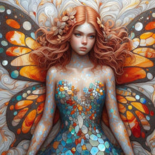 Load image into Gallery viewer, Diamond Painting - Full Square - Butterfly fairy (40*40CM)
