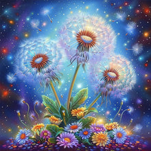 Load image into Gallery viewer, Diamond Painting - Full Square - Free flying dandelions (30*30CM)
