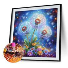 Load image into Gallery viewer, Diamond Painting - Full Square - Free flying dandelions (30*30CM)
