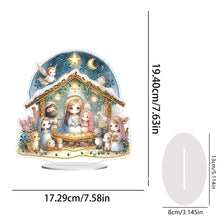 Load image into Gallery viewer, Easter Nativity Diamond Painting Desktop Ornaments for Bedroom Table Decor
