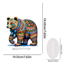 Load image into Gallery viewer, Bear Diamond Painting Desktop Ornament Rhinestones Decorations for Adults
