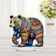 Load image into Gallery viewer, Bear Diamond Painting Desktop Ornament Rhinestones Decorations for Adults
