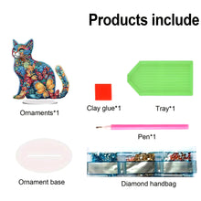 Load image into Gallery viewer, Cat Diamond Painting Desktop Ornament Rhinestones Decorations for Adults
